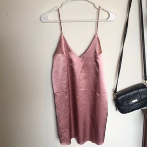 SILK MINI DRESS